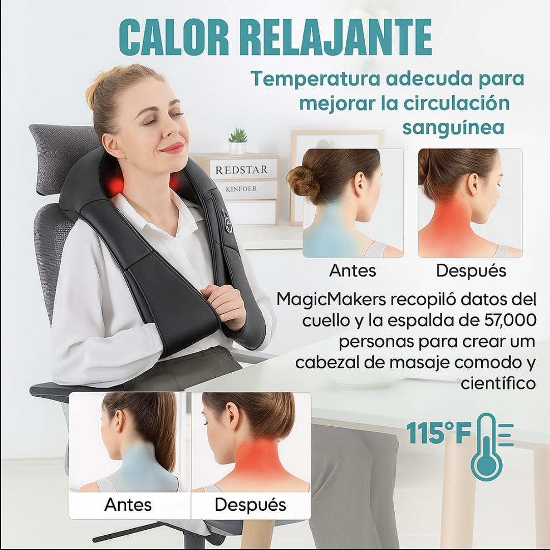 Masajeador ProRelax – Cuello y Espalda